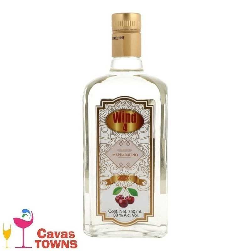 Licor de Cereza Marrasquino Wind 4 750 ml - Cavas Towns Licor de Cereza Marrasquino Wind 4 750 ml - Cavas Towns