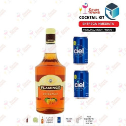 Licor Flamingo de Durazno 1 L - Cavas Towns Licor Flamingo de Durazno 1 L - Cavas Towns