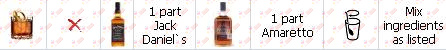Cocktail Kit Amber Jack - 2 Receta Recipe